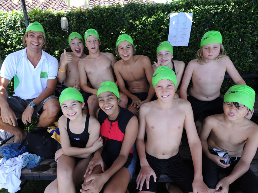 The Green School Swim Team