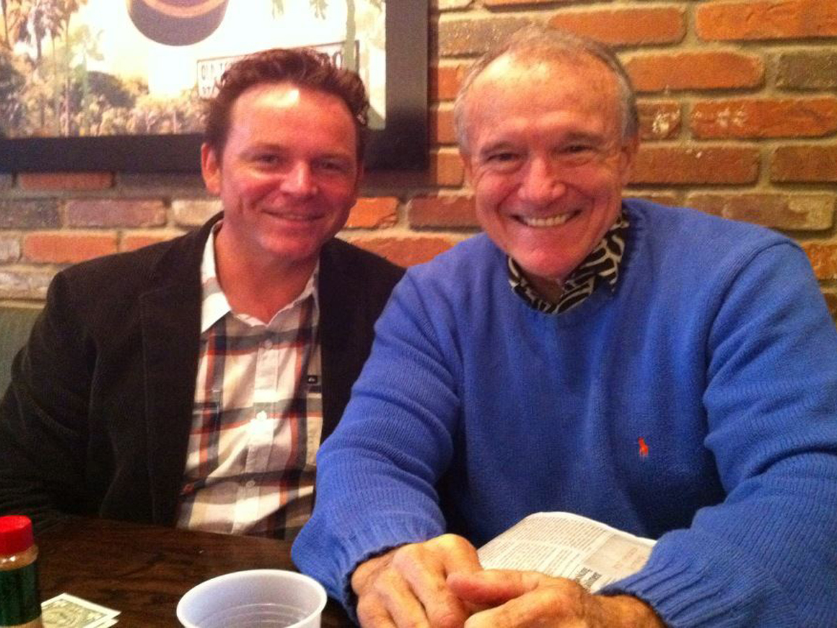 Jess Ponting with Fred Hemmings