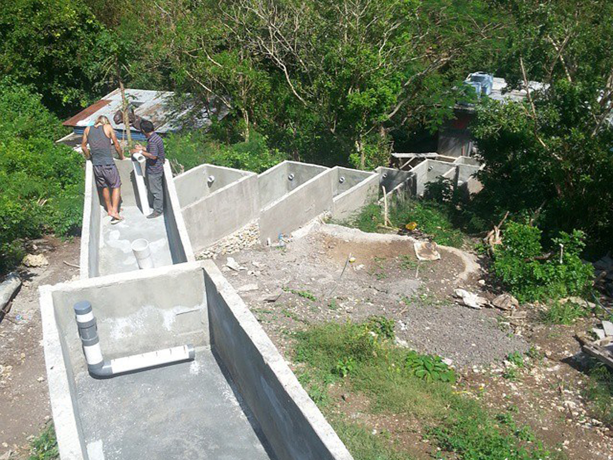 Waste Water gardens in progress
