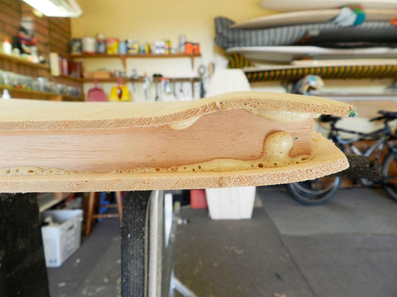 3mm skin of Paulownia ~ Photos courtesy of Grant Newby